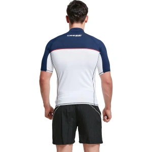 Cressi Shield Rash Guard Man T-Shirt WHITE - BLUE S - NO:2