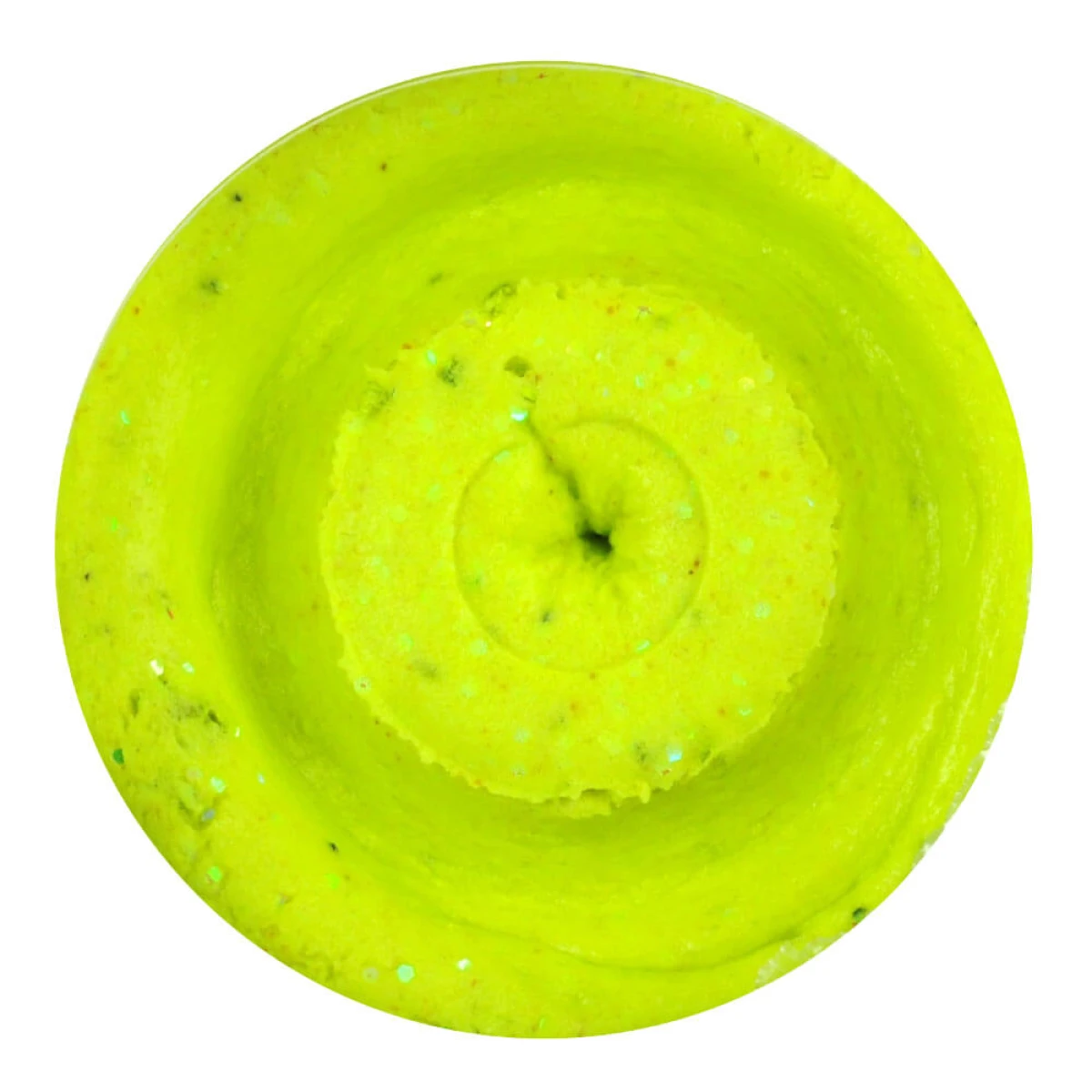 Berkley Gulp Trout Dough Garlic Sahte Yemi CHUNKY CHARTREUSE