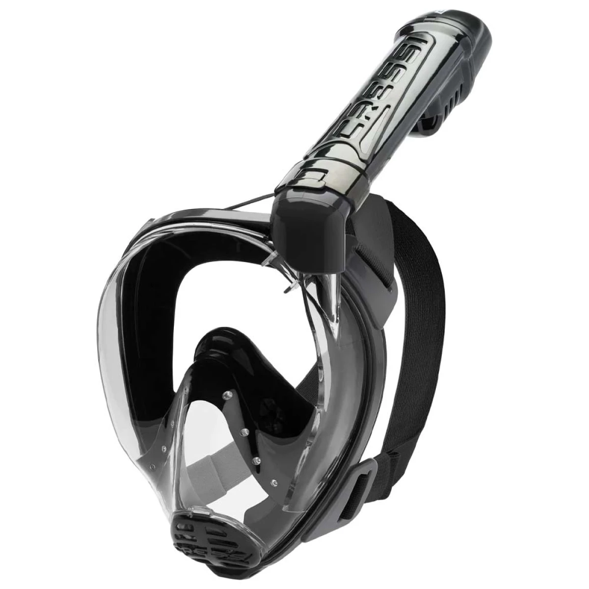 Cressi Baron Tam Yüz Maske BLACK-BLACK S - M