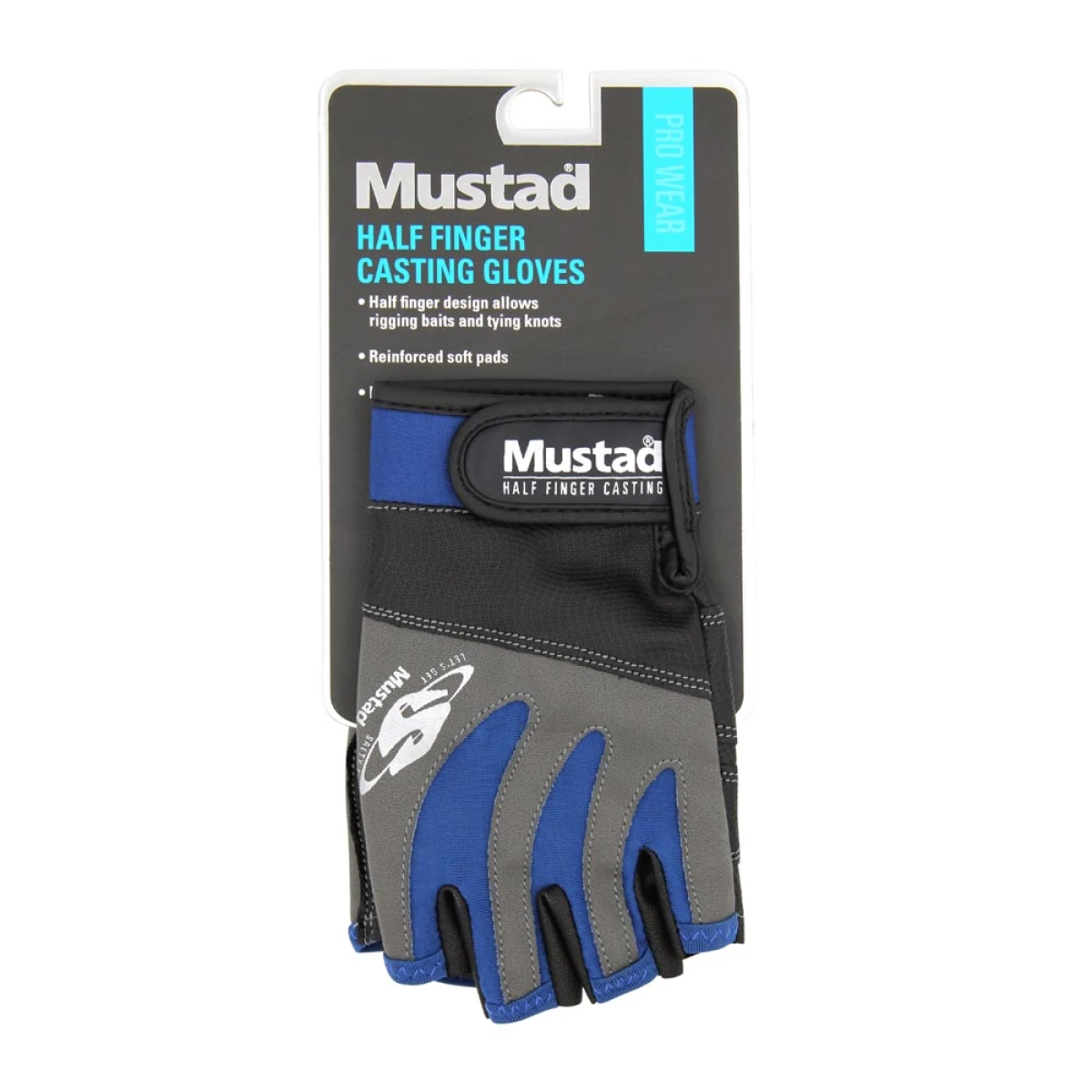 Mustad Yarım Parmak Casting Balıkçı Eldiveni Standart M