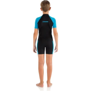 Cressi Little Shark Junior Shorty Dalış Elbisesi BLACK / BLUE 2MM - 3/4 YAŞ