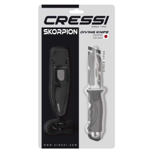 Cressi Skorpion Dalış Bıçağı BLACK