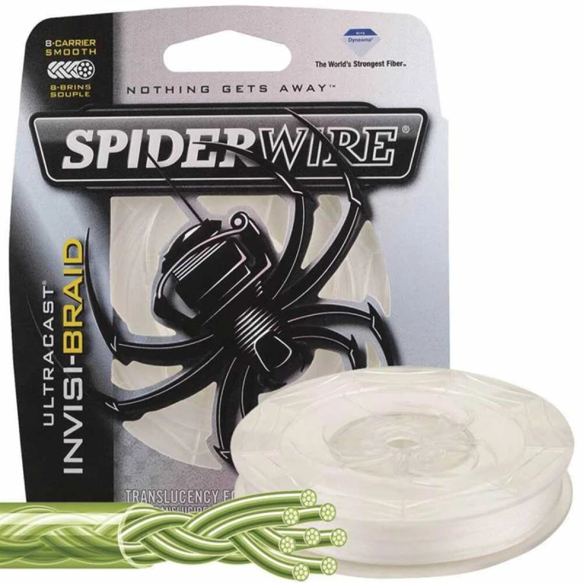 SpiderWire UltraCast Invisi Braid İp Misina GREEN 0.12MM - 110MT - 9.1KG