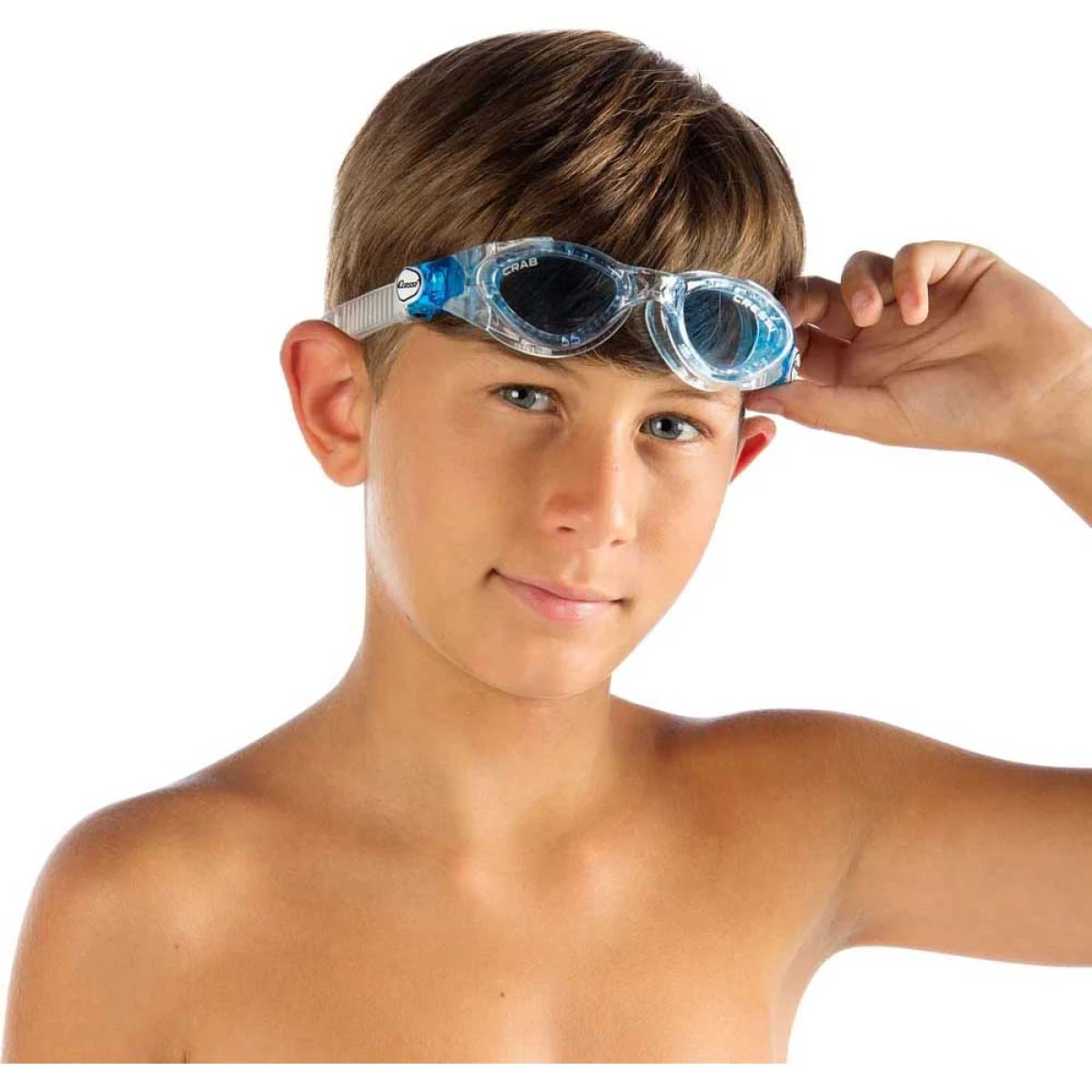 Cressi Crab Yüzme Gözlüğü CLEAR-AZURE
