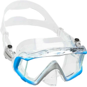 Cressi Liberty Triside Dalış Maskesi CLEAR - BLUE - SILVER