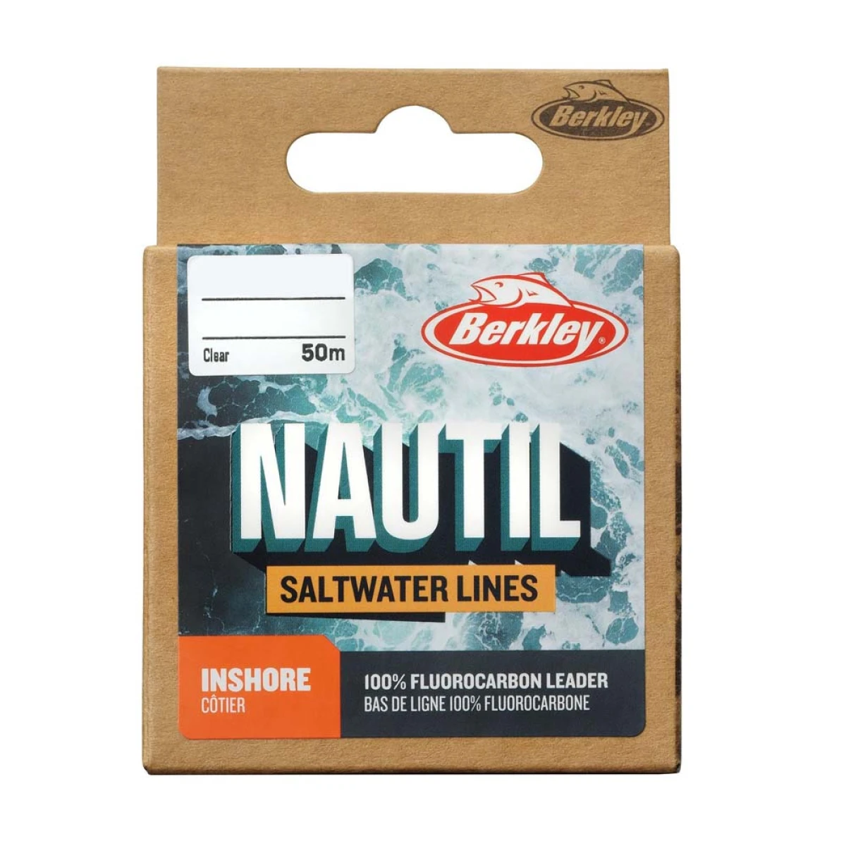 Berkley Nautil Inshore %100 Fluorocarbon Leader Standart 0.145MM - 50M - 1.3KG