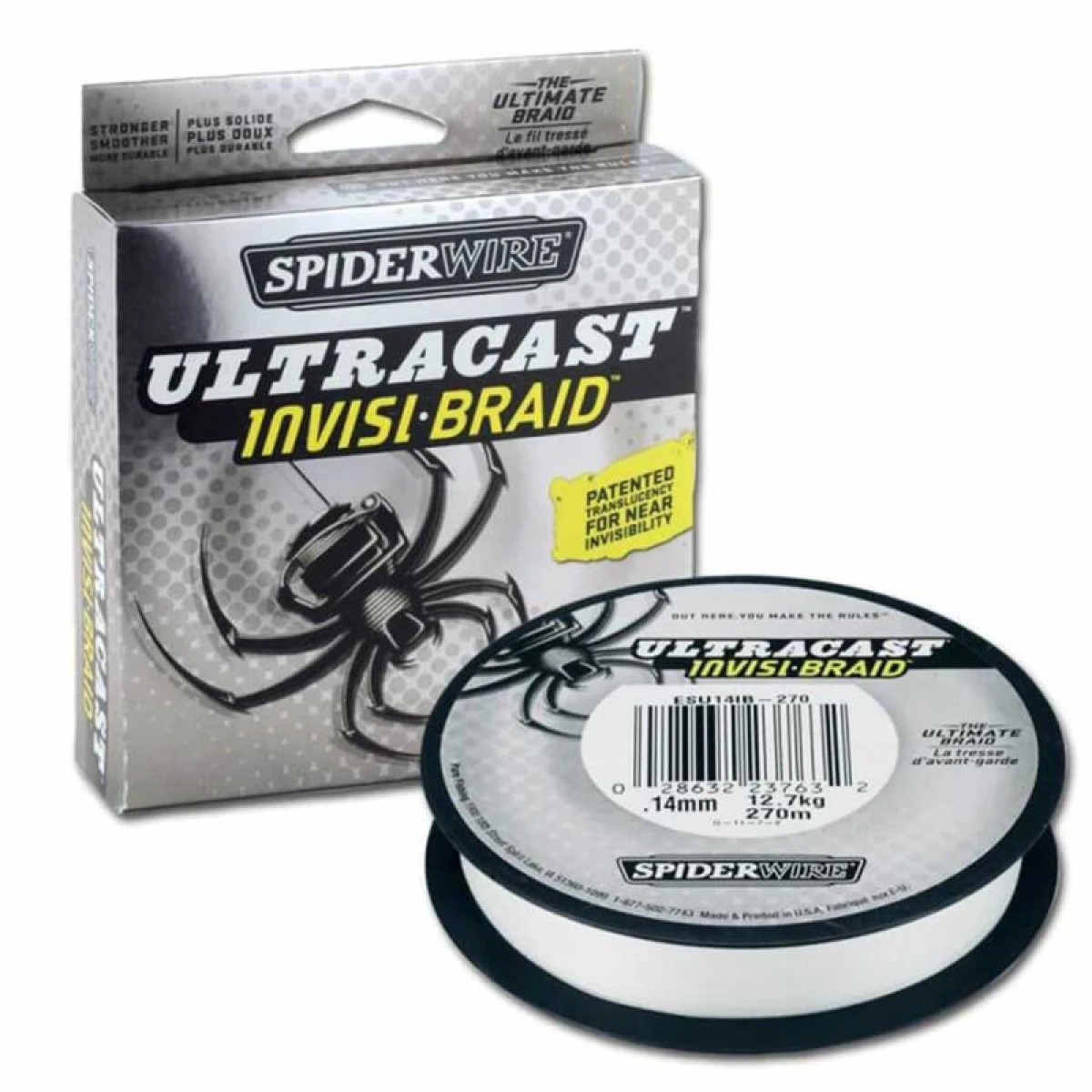 SpiderWire UltraCast Invisi Braid İp Misina BEYAZ 0.25MM - 270MT - 25.8KG