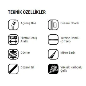 VMC Olta İğnesi 7024NT 10lu