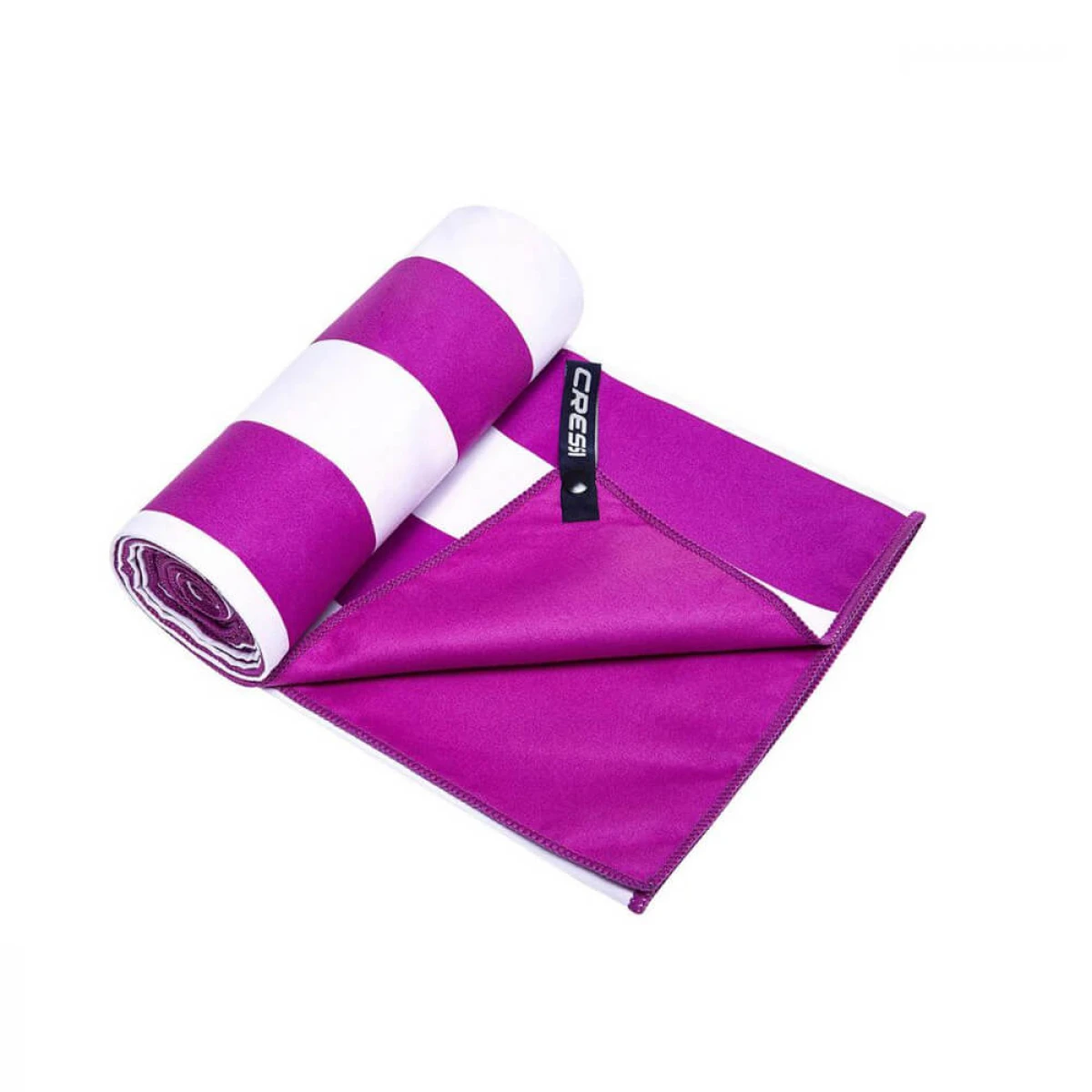 Cressi Mikrofiber Çizgili Plaj Havlusu LILAC 90X180CM