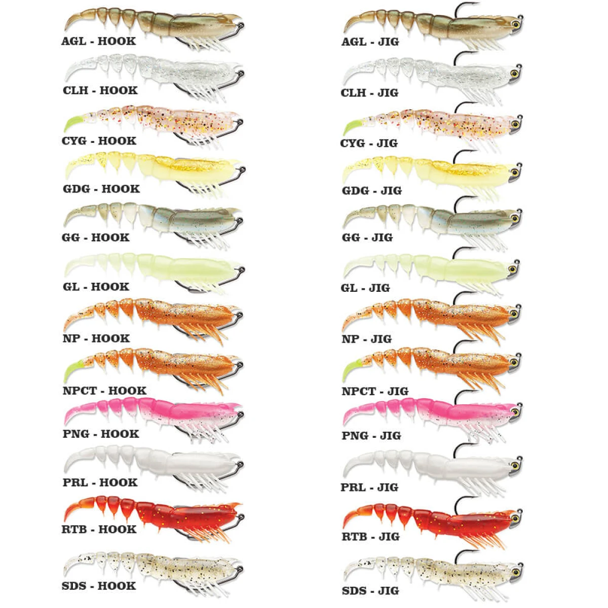 Storm 360GT Coastal Shrimp Jig Sahte Balığı GL - JIG 8CM - 3.5G - 4LU