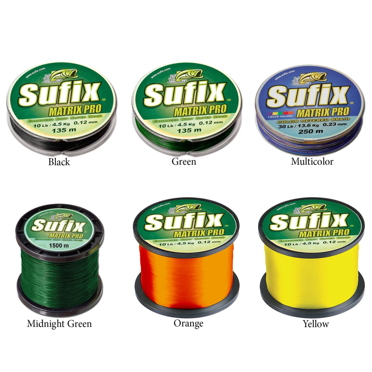Sufix Matrix Pro İp Misina BLACK 0.30MM - 100MT - 27KG