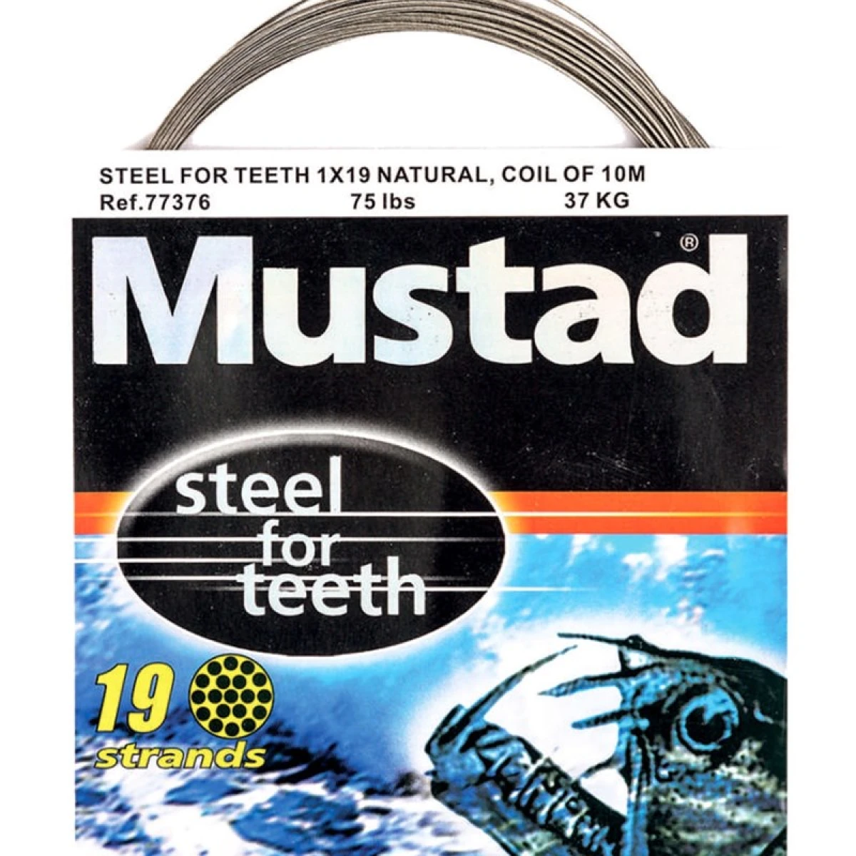Mustad Steel For Teeth Çelik Tel 77376 Standart 37KG