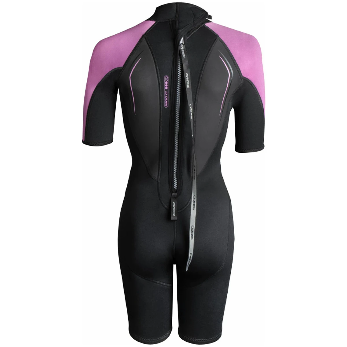 Cressi Altum Lady Shorty Yüzme Elbisesi BLACK - PINK 3MM - XL