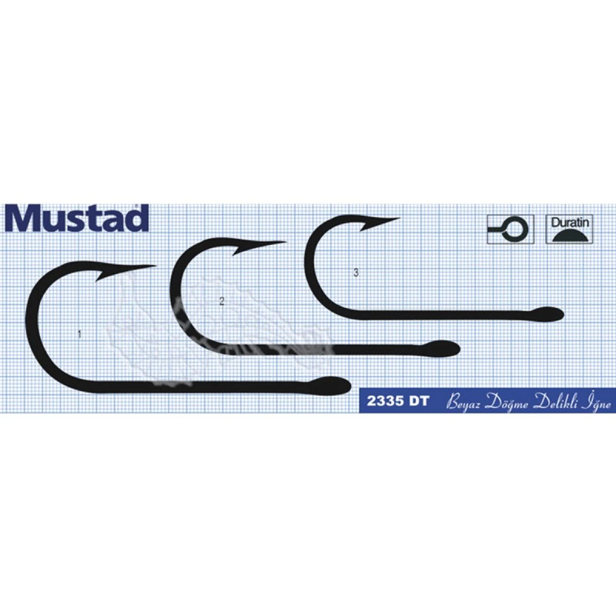 Mustad Olta İğnesi 2335DT 100lü Standart NO:2