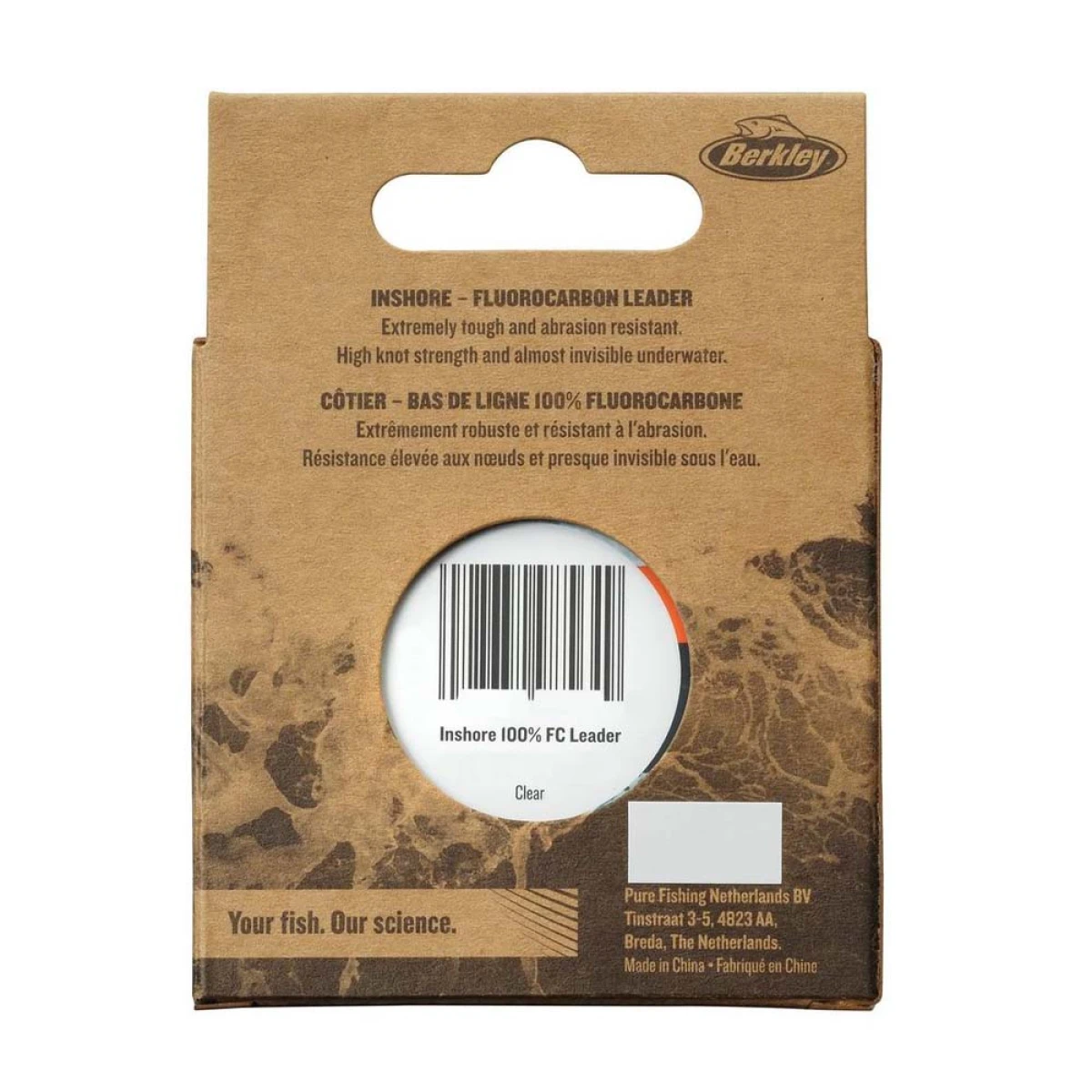 Berkley Nautil Inshore %100 Fluorocarbon Leader Standart 0.145MM - 50M - 1.3KG