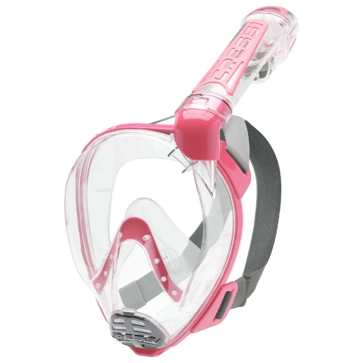 Cressi Duke Tam Yüz Maske CLEAR-PINK M - L