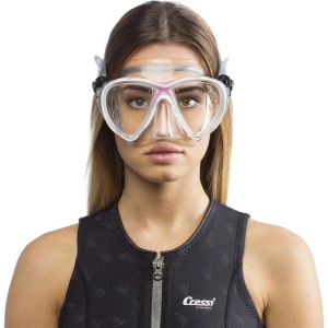 Cressi Big Eyes Evolution Crystal Dalış Maskesi CLEAR-BLUE-BLACK