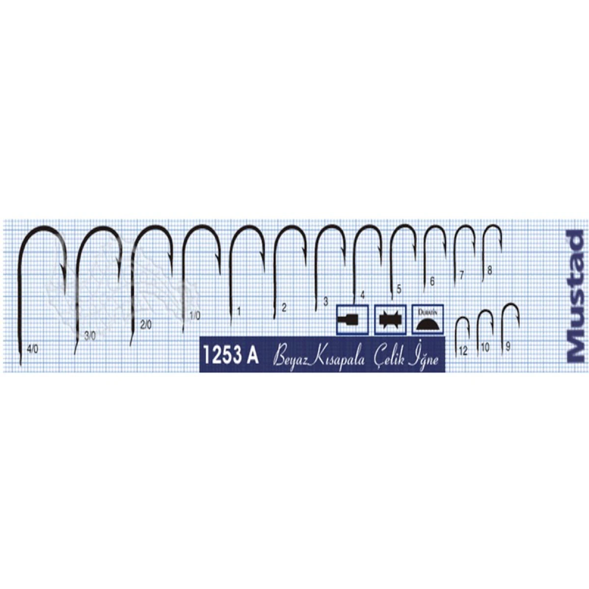 Mustad Olta İğnesi 1253A 100lü Standart NO:6