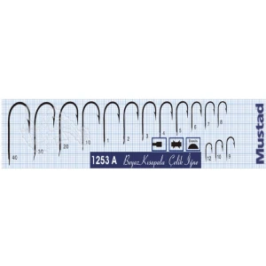 Mustad Olta İğnesi 1253A 100lü Standart 1/0
