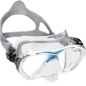 Cressi Big Eyes Evolution Crystal Dalış Maskesi CLEAR-BLUE