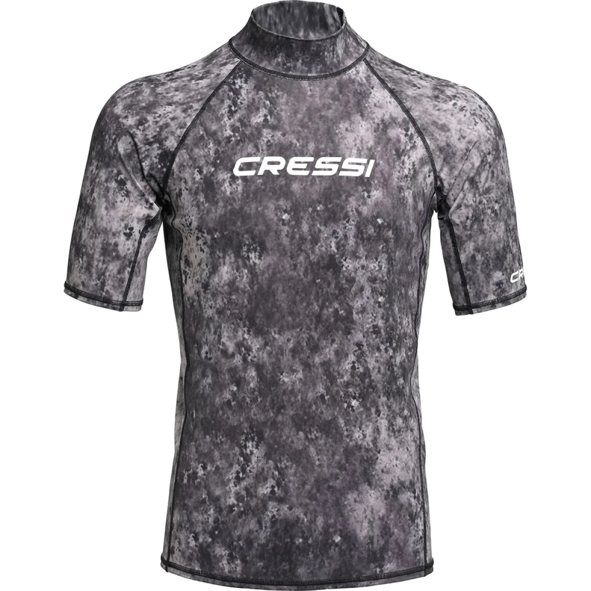 Cressi Rash Guard Man T-Shirt CAMO BLACK GREY L - NO:4