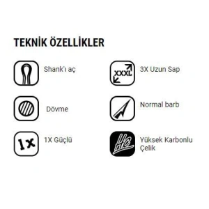 VMC Üçlü Olta İğnesi 9617PS