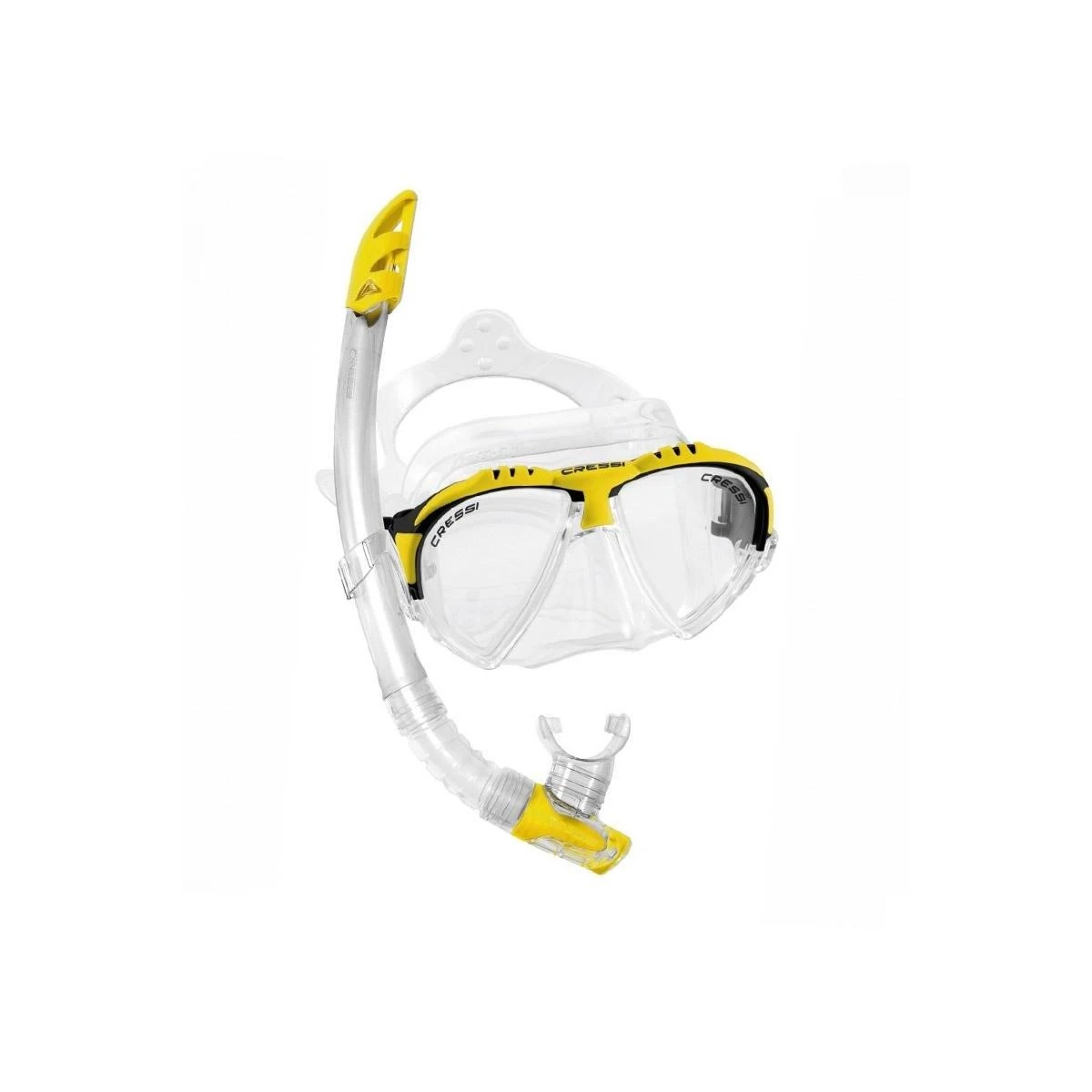 Cressi Matrix Maske Gamma Şnorkel Seti CLEAR-BLUE