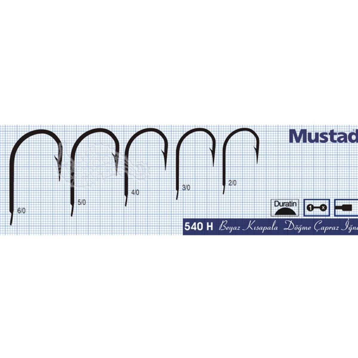Mustad Olta İğnesi 540H 25li Standart NO:5-0