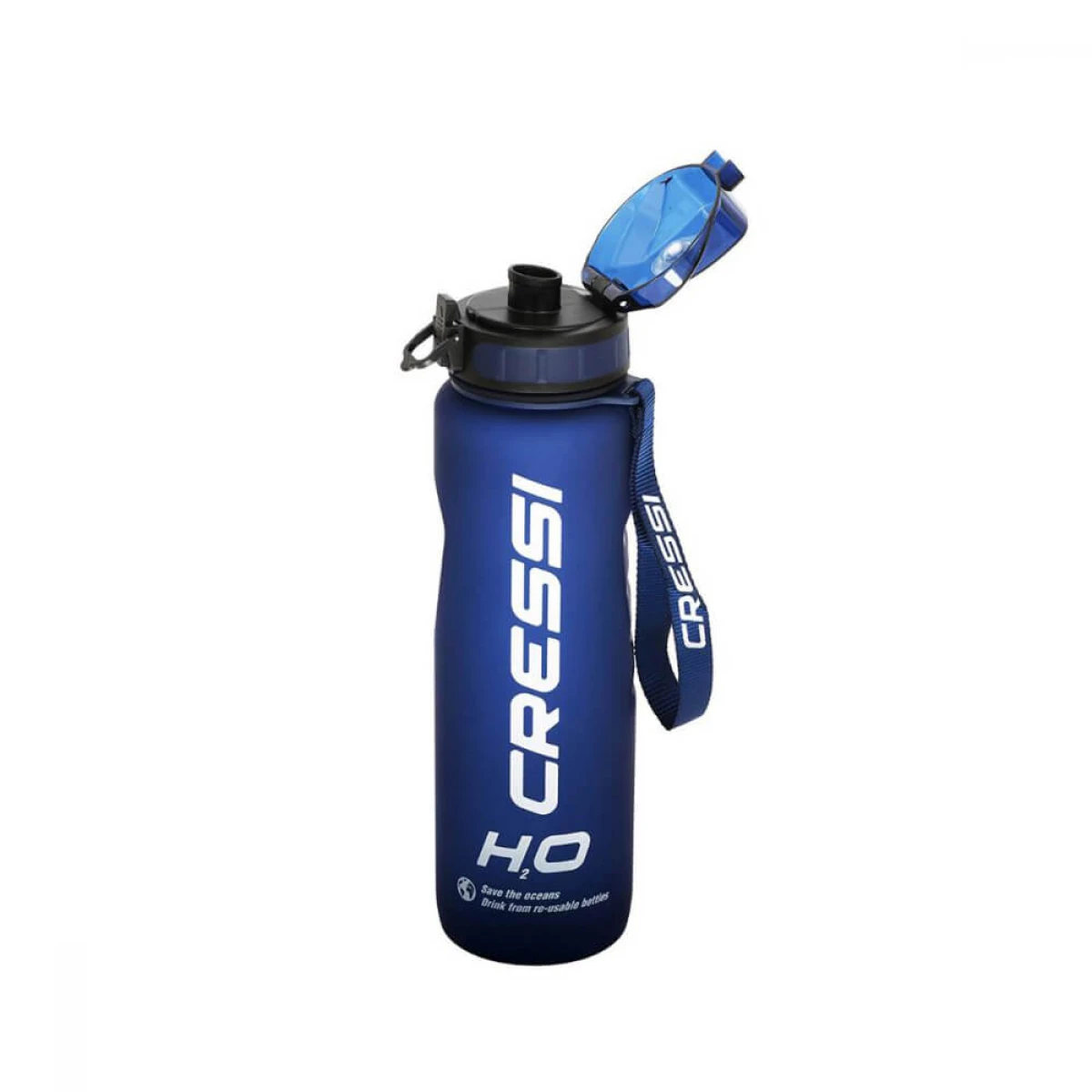 Cressi H2O Frosted Cam Termal Suluk SİYAH 1 LT
