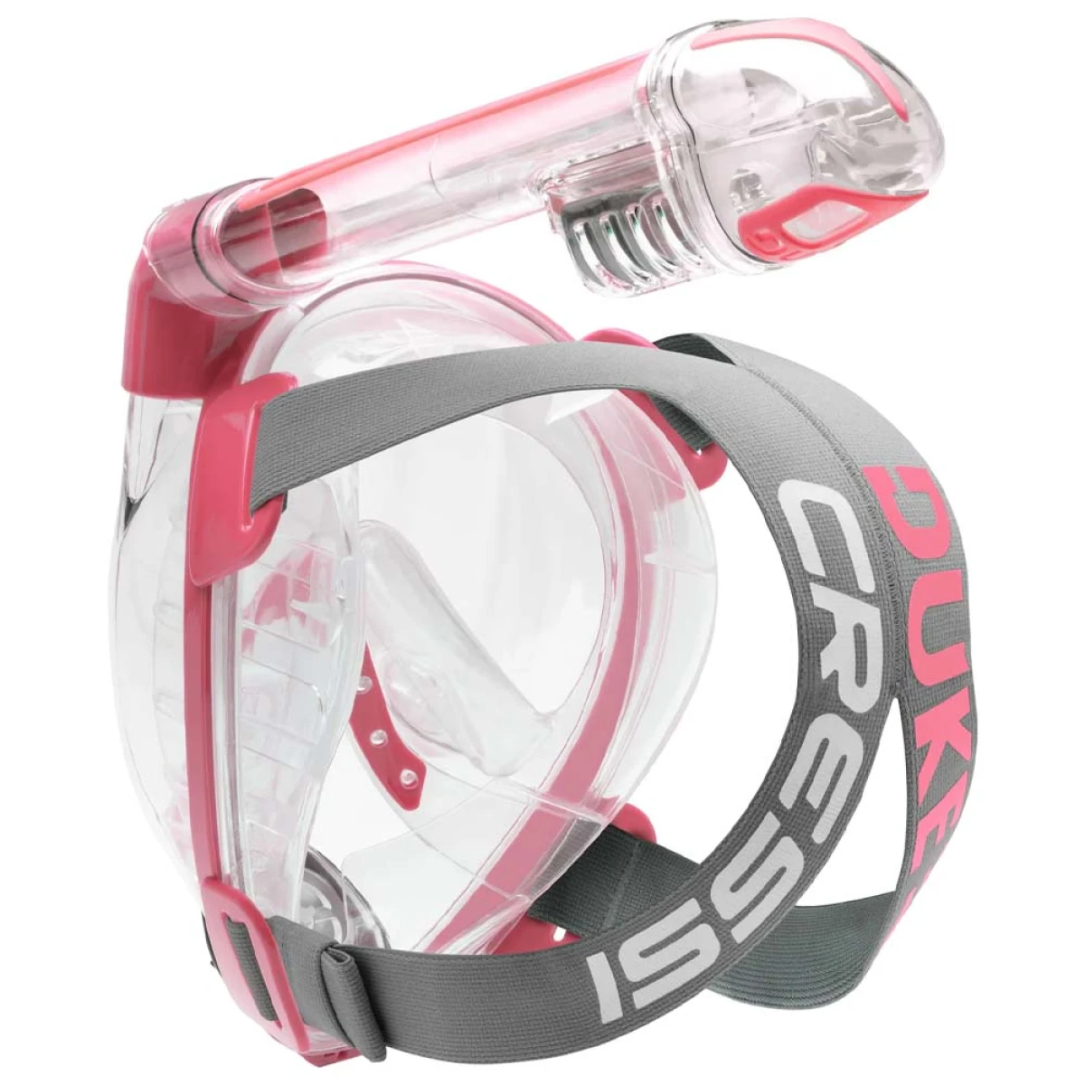 Cressi Duke Tam Yüz Maske CLEAR-PINK M - L