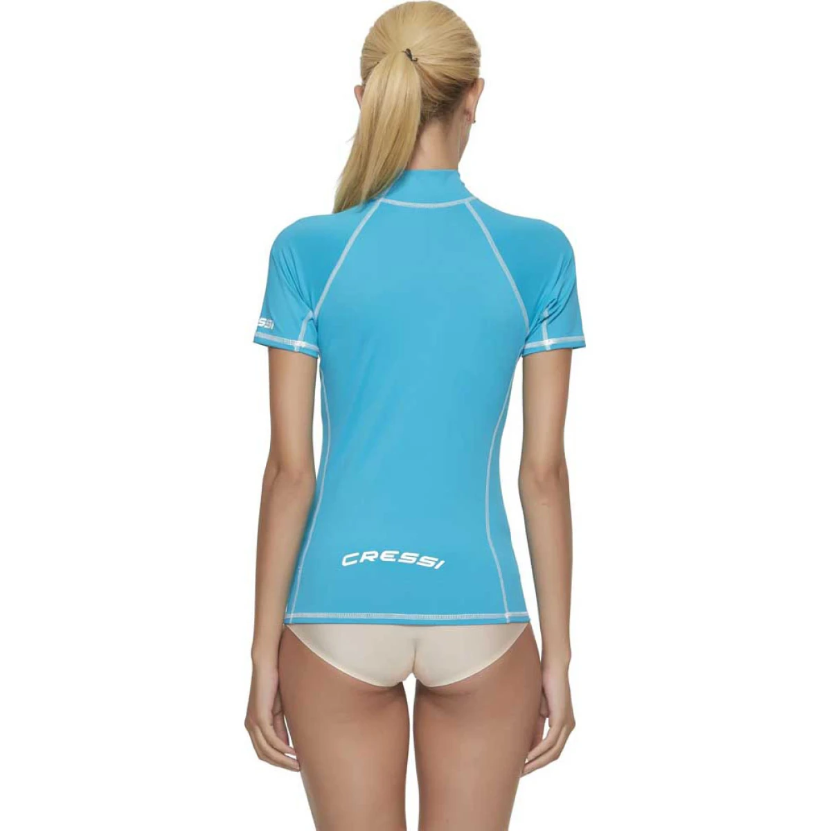Cressi Rash Guard Lady Kısa Kollu T-Shirt AQUAMARINE NO:4 - L