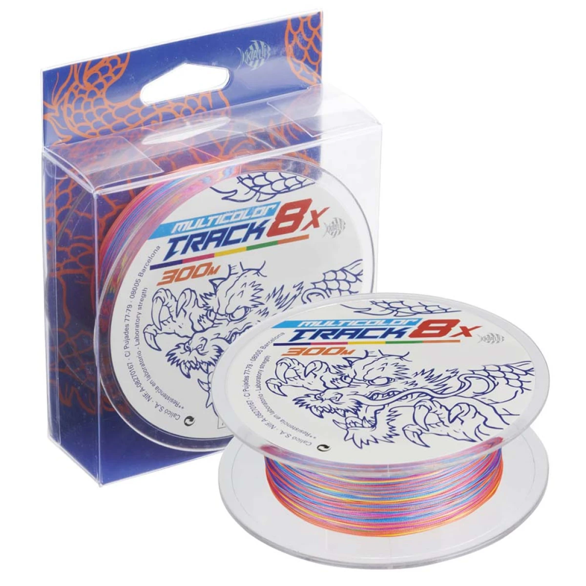 Kali Kunnan Track 8x İp Misina MULTICOLOR 0.20MM - 300M - 14KG