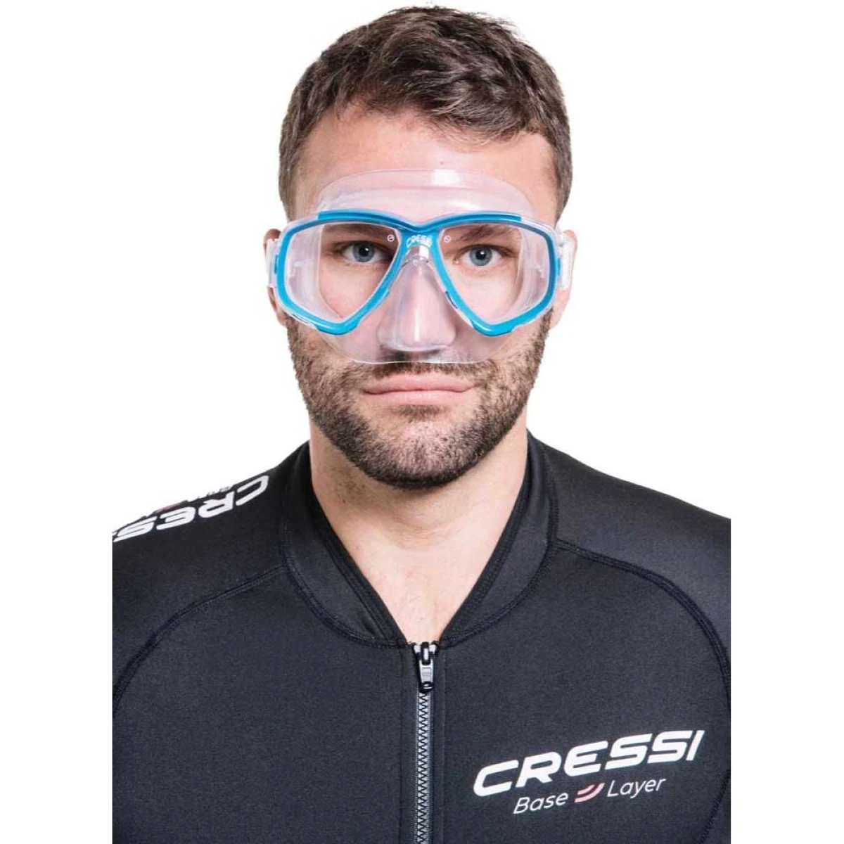 Cressi Perla Dalış Maskesi CLEAR-BLUE