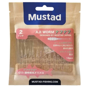 Mustad Aji Worm Naf-Naf Sahte Kurt 011 5CM - 12Lİ