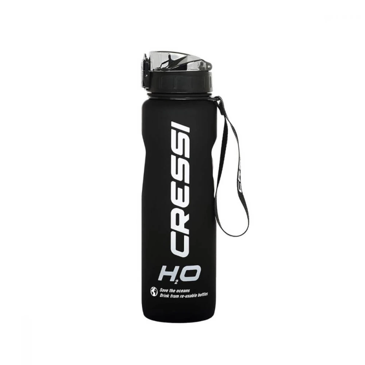 Cressi H2O Frosted Cam Termal Suluk SİYAH 1 LT