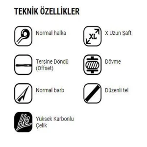 VMC O Shaughnessy Closed Eye Olta İğnesi 9255 PERMASTEEL NO:2-0 - 10LU