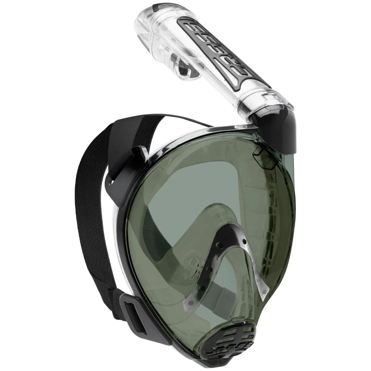 Cressi Duke Tam Yüz Maske CLEAR-BLACK-SMOKED LENS M - L