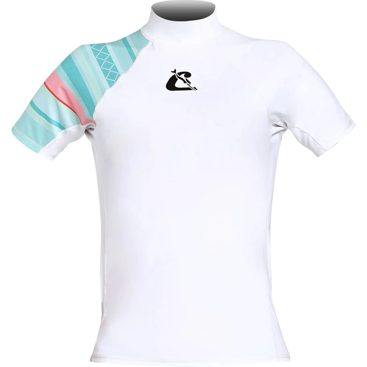 Cressi Shield Rash Guard Lady T-Shirt WHITE - AQUAMARINE XS - NO:1