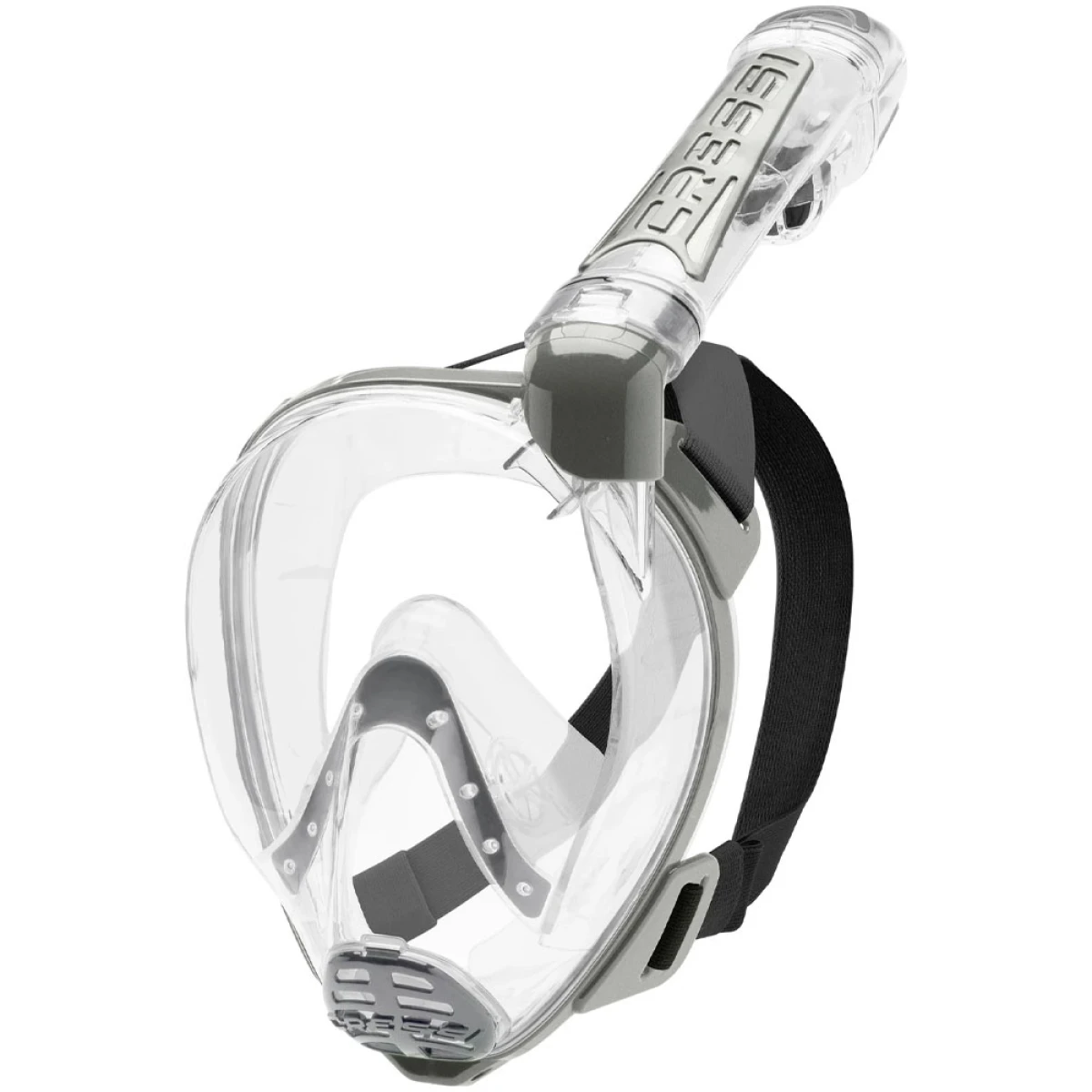 Cressi Duke Tam Yüz Maske CLEAR-SILVER M - L