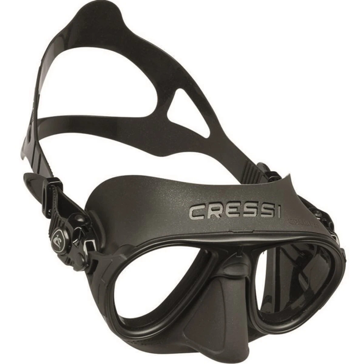 Cressi Calibro Dalış Maskesi BLACK-BLACK