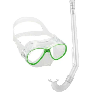 Cressi Junior Perla Maske - Mini Gringo Şnorkel Set CLEAR/LIME