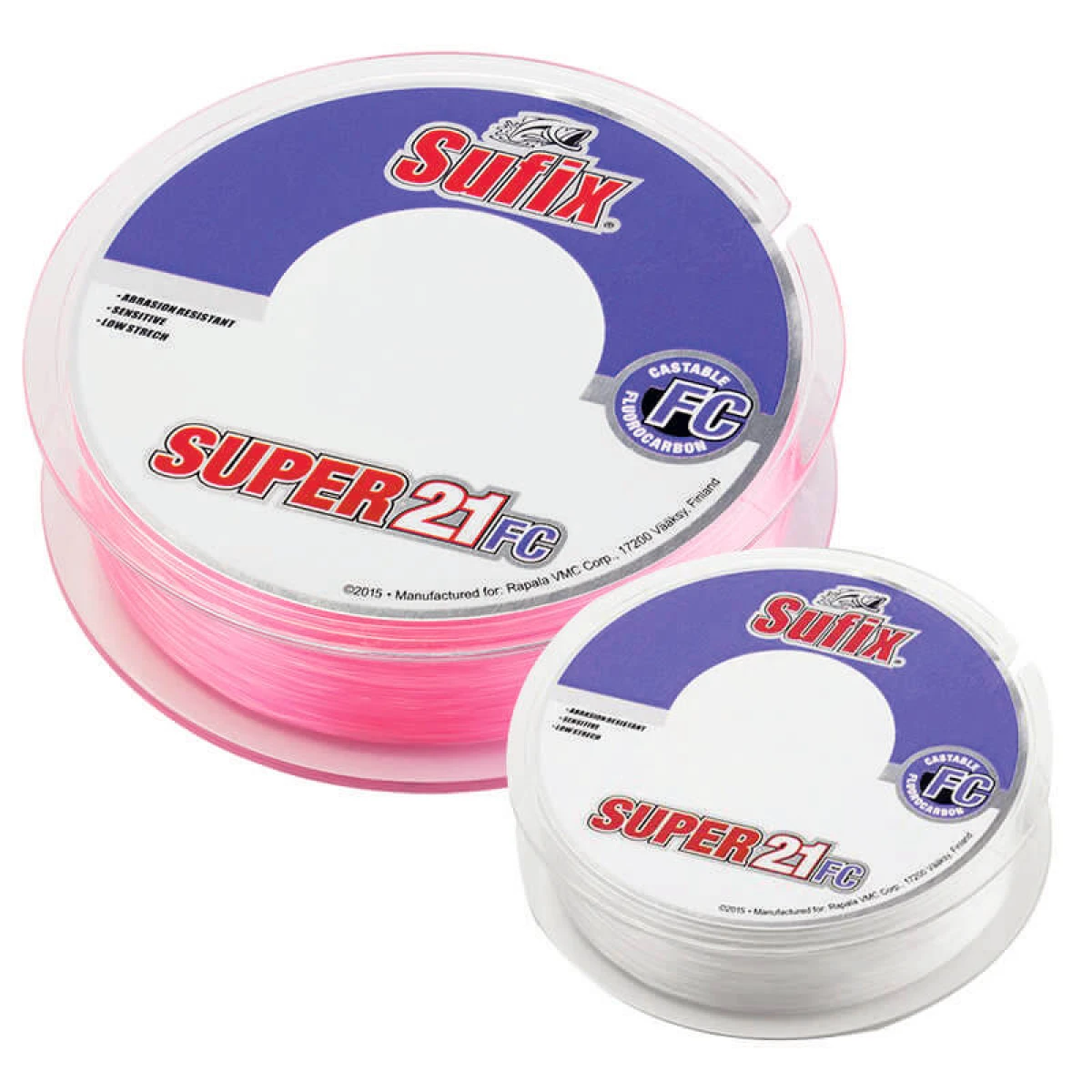 Sufix Süper 21 Fluorocarbon Misina PINK 0.25MM - 50MT - 5.9KG