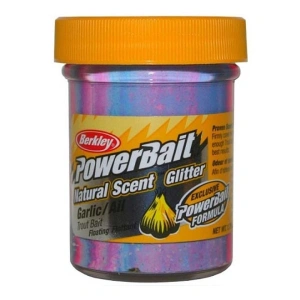 Berkley Powerbait Natural Glitter Trout Bait Garlic Sahte Yemi CAPTAIN AMERICA 50 GR