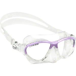 Cressi Moon Çocuk Yüzme ve Dalış Maskesi CLEAR - LILAC 5-10 YAŞ