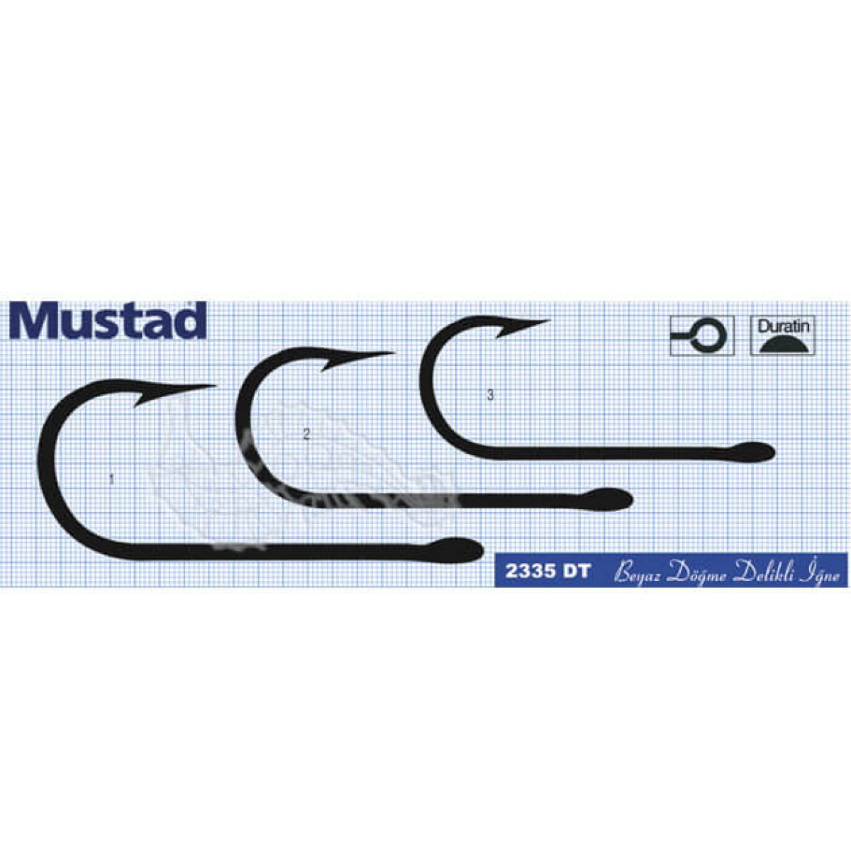 Mustad Olta İğnesi 2335DT 100lü Standart NO:2