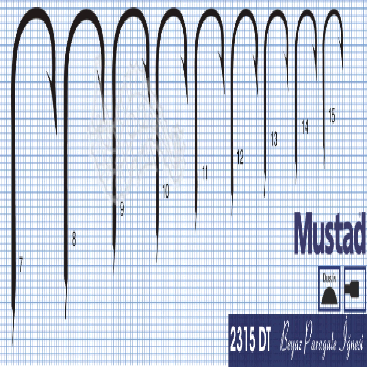 Mustad Olta İğnesi 2315DT 100lü Standart NO:16
