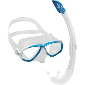 Cressi Perla Maske Mexico Şnorkel Seti CLEAR-BLUE