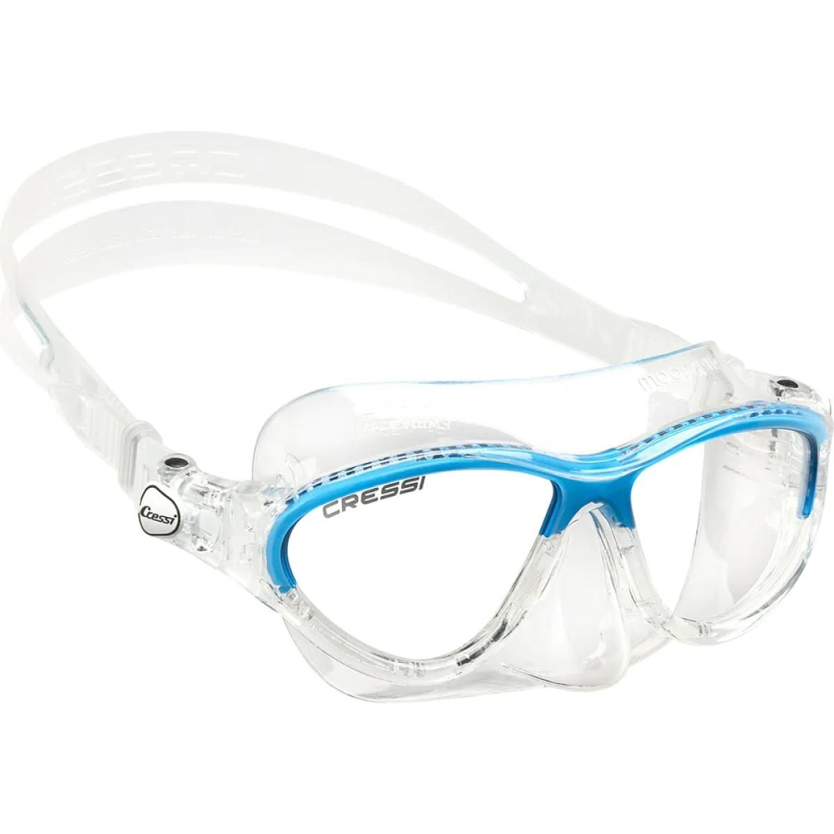 Cressi Moon Çocuk Yüzme ve Dalış Maskesi CLEAR - BLUE 5-10 YAŞ
