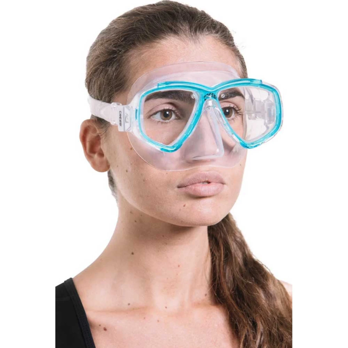 Cressi Perla Dalış Maskesi CLEAR-AQUAMARINE