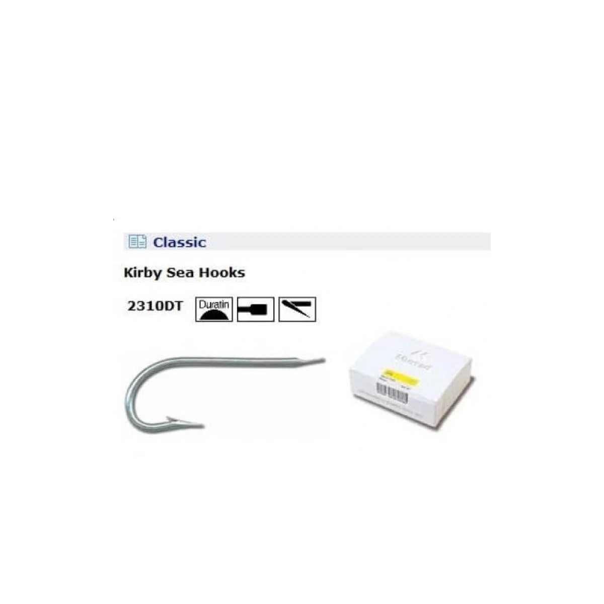 Mustad Olta İğnesi 2310 DT 100 lü GALVENİZ NO:6